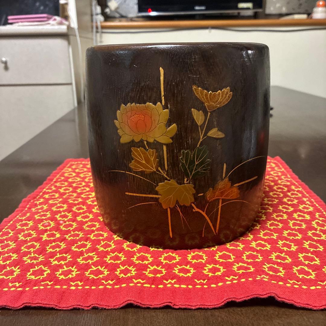 茶道具　桐　蒔絵　火鉢　手あぶり　二個セット