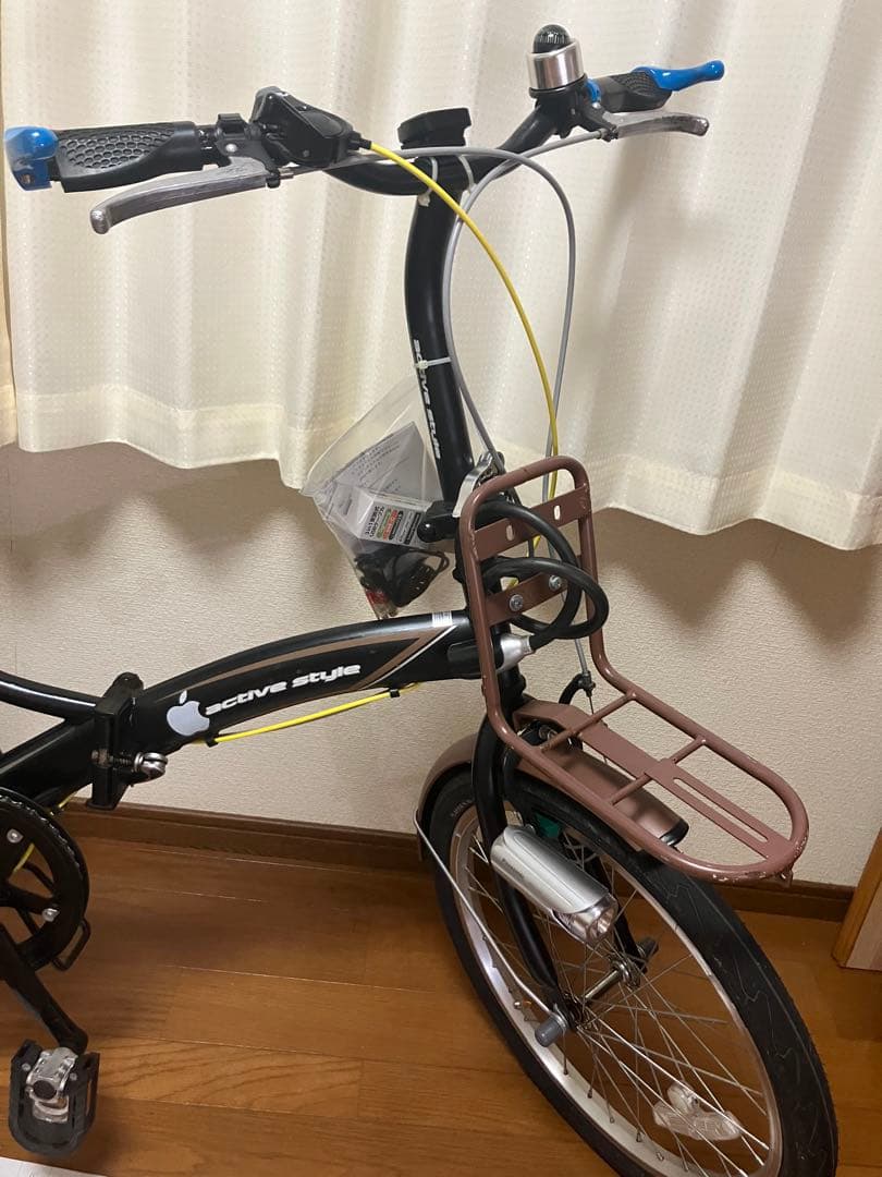 個人、折りたたみ自転車「active style.apple」spdペダル専用車