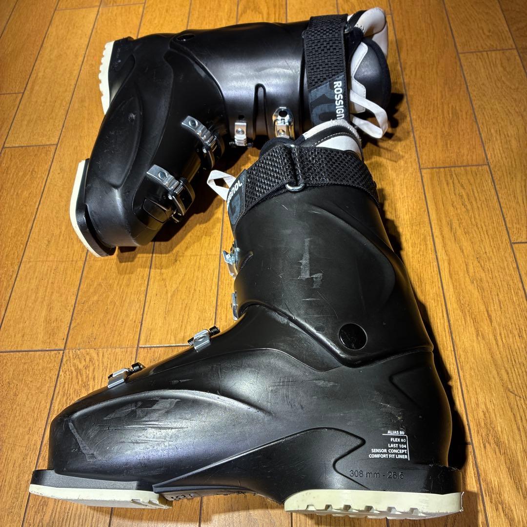 【値下げ】rossignol ALIAS80 26.0-26.5cm 初中級向け