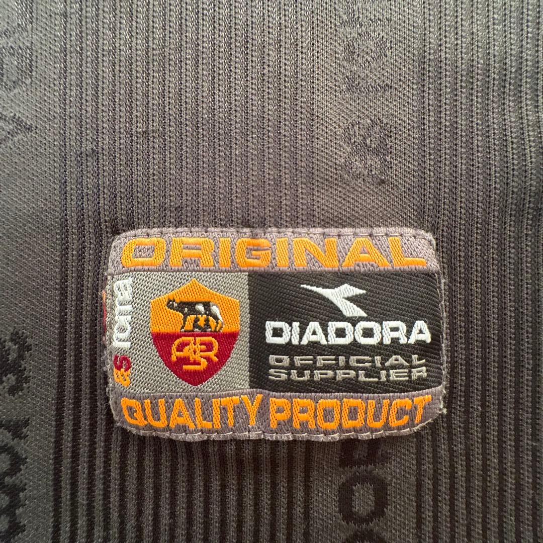 希少 中田英寿 背番号8 ローマ 3rdユニフォーム 1998 Diadora