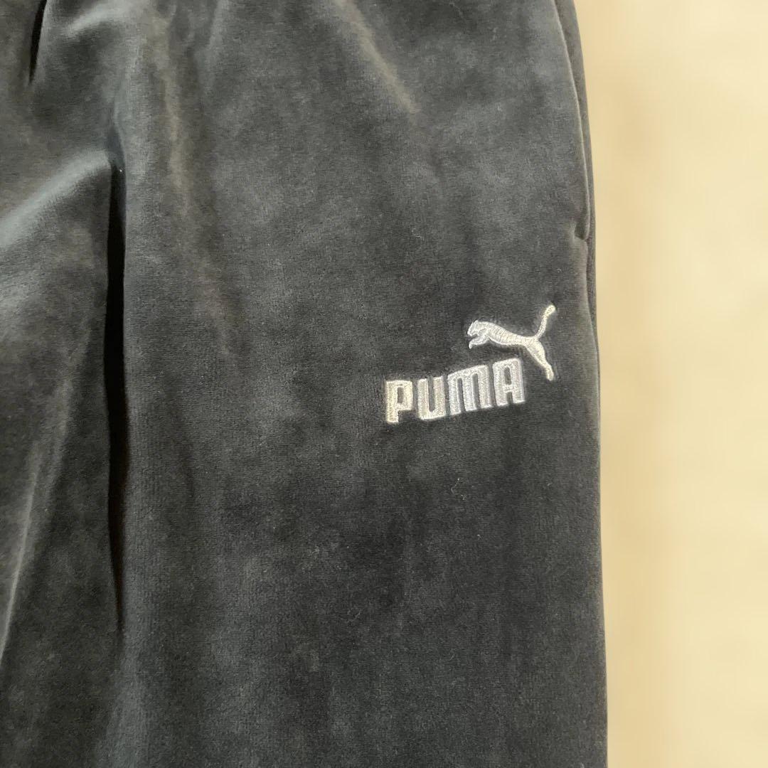 PUMA ベロアジャージ上下セット トップスXL.パンツLサイズ
