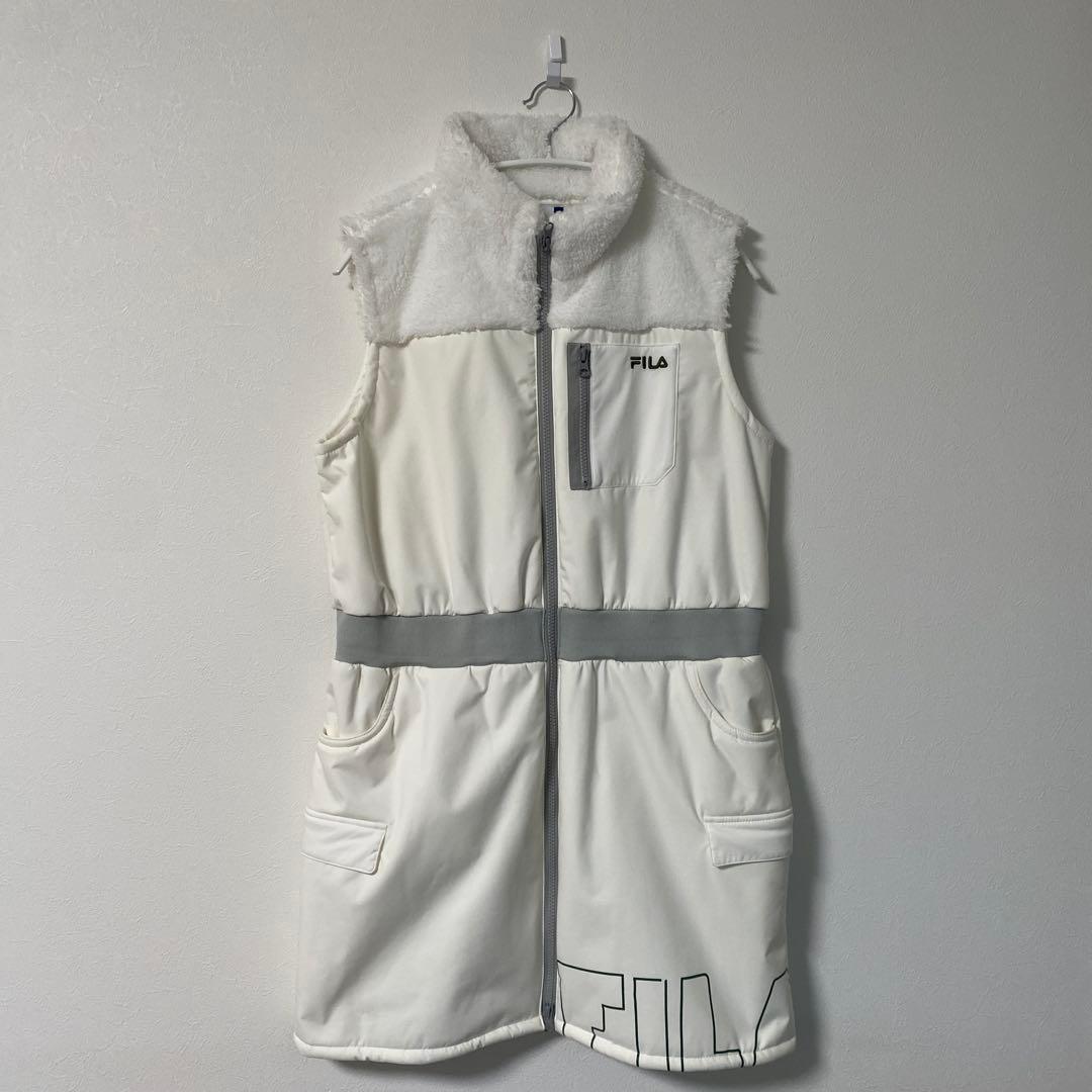 FILA GOLFボアワンピース　ホワイト
