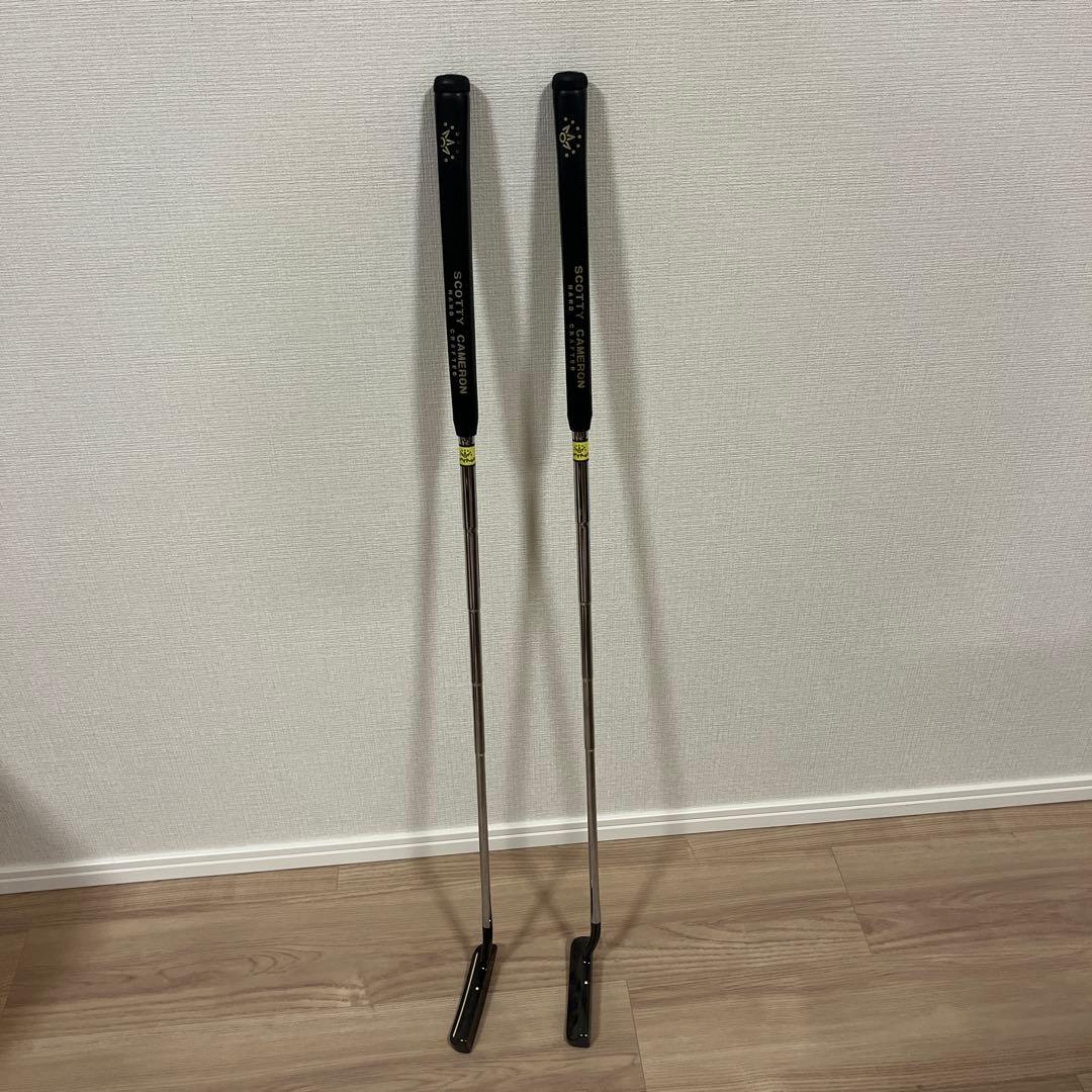 Scotty Cameron パター 2本セットNo1&No2 純正グリップ装着