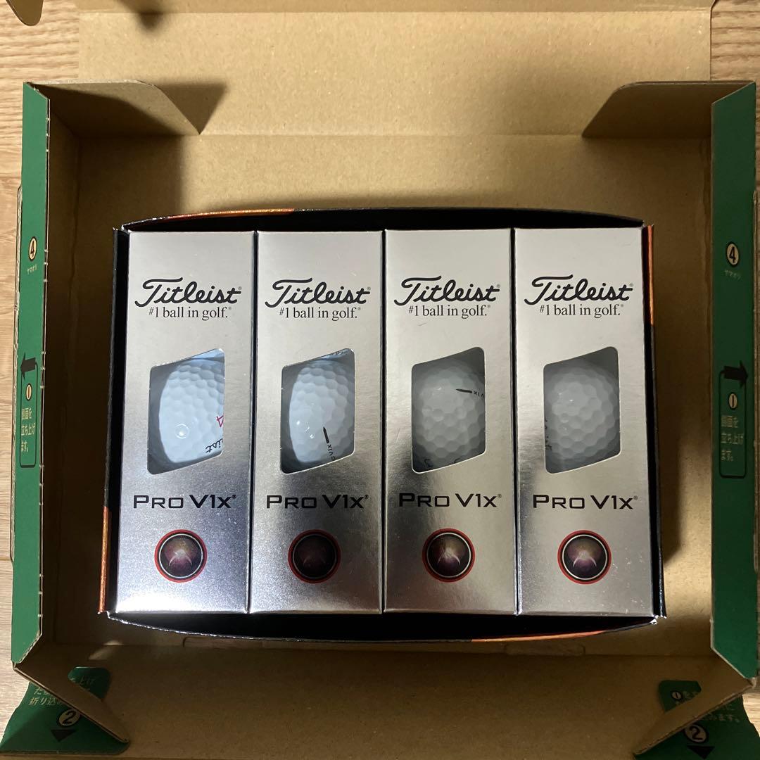 Titleist Pro V1x ゴルフボール 12個