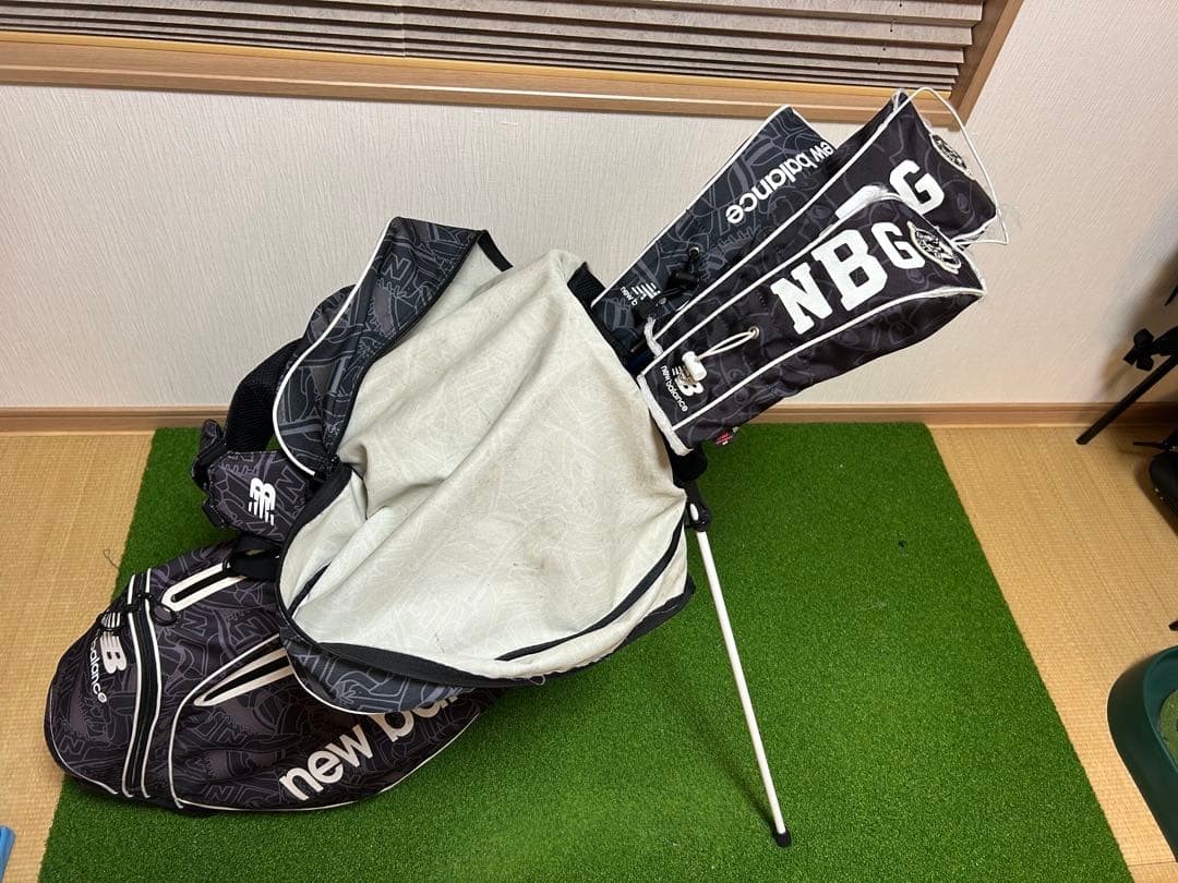 new balance スタンドゴルフバッグ ブラック