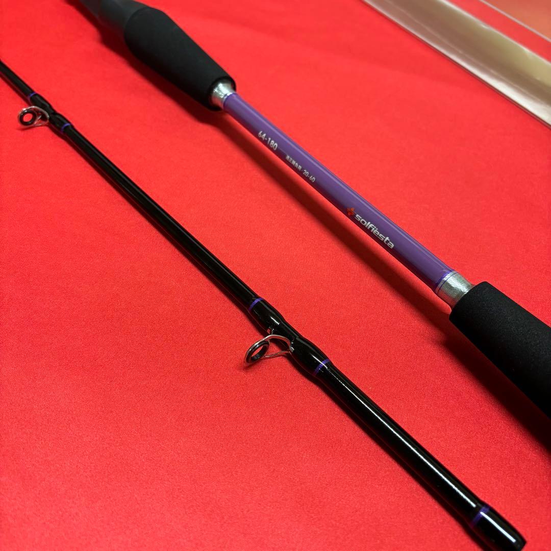 新品❗️ ライトゲームロッド　落とし込み竿　6:4調子　20～60号　1m80