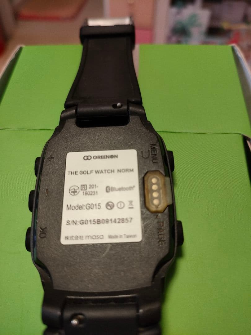 ゴルフナビゲーションウォッチ「THE GOLF WATCH NORM」 動作確認