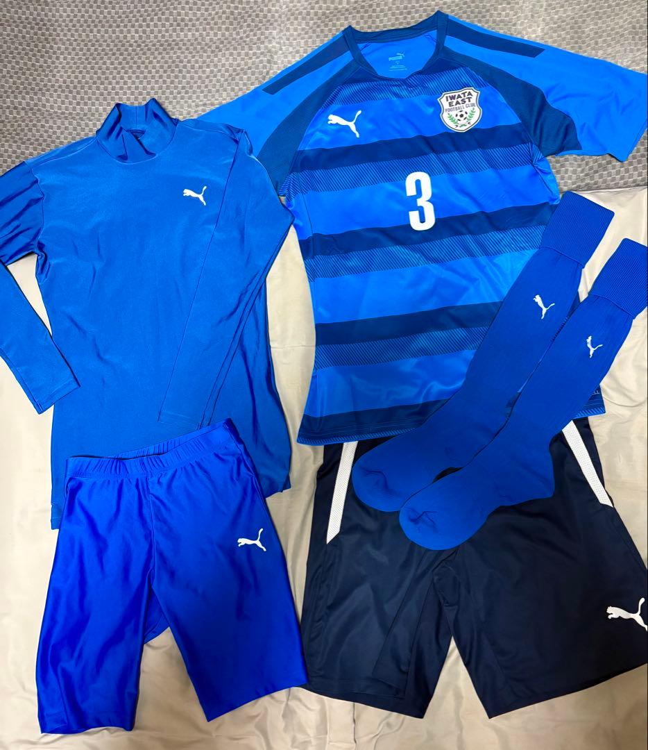 磐田東高校サッカー部ユニフォーム　M チームジャージ　インナー＆スパッツ付属