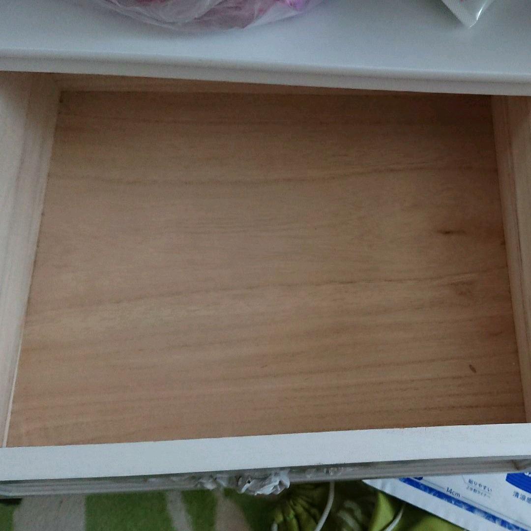 ホワイトテレビラック