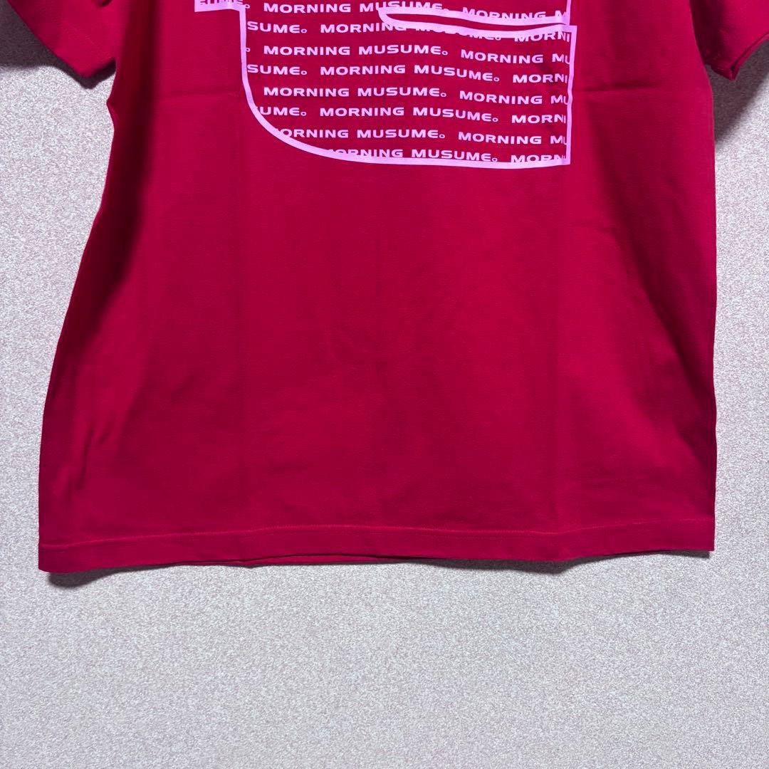 モーニング娘。　Tシャツ　赤　サイズL