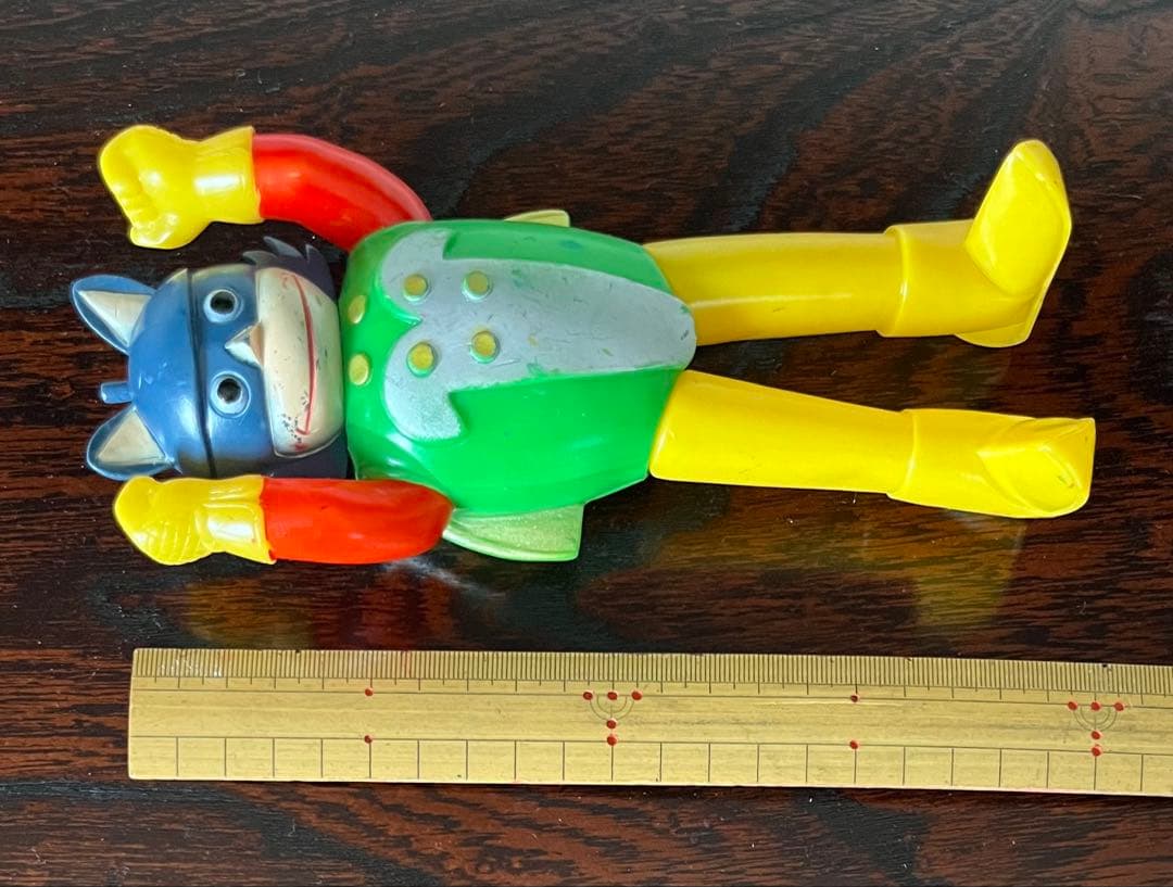【当時物】ブルマァク 冒険ロックバット ソフビ 人形 ピープロ 昭和レトロ