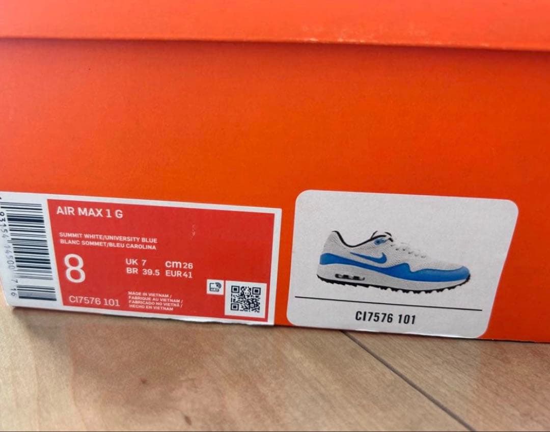 新品未使用品Nike Air Max 26CMゴルフシューズ