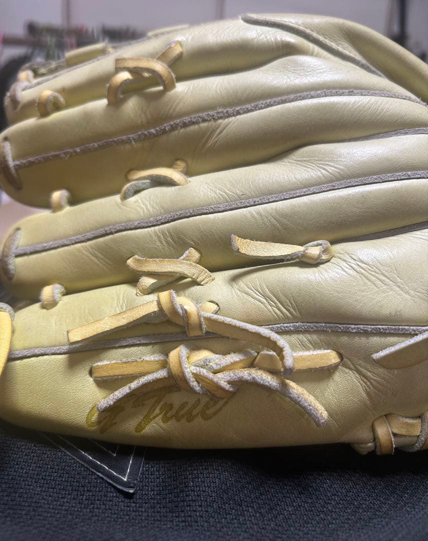 〖型付け済〗グローバルエリート硬式用 ライム色『グラブ入れと新品硬式ボール付き』