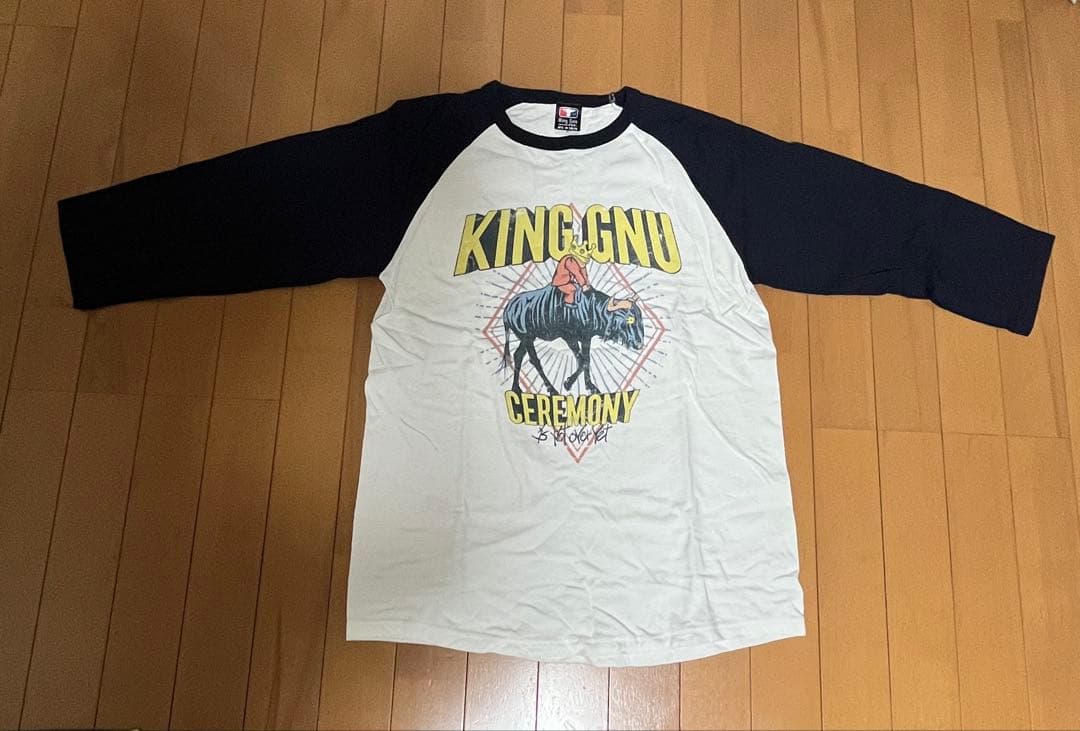King Gnu CEREMONY ラグランTシャツ　　　　Mサイズ