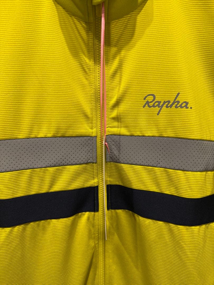 Rapha メンズ ブルベ ライトウェイトジャージ S イエロー