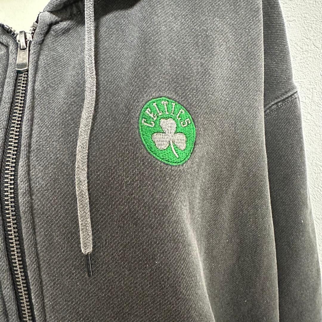 EMMA CLOTHES NBA 別注 ボストンセルティックスロゴ刺繍パーカー