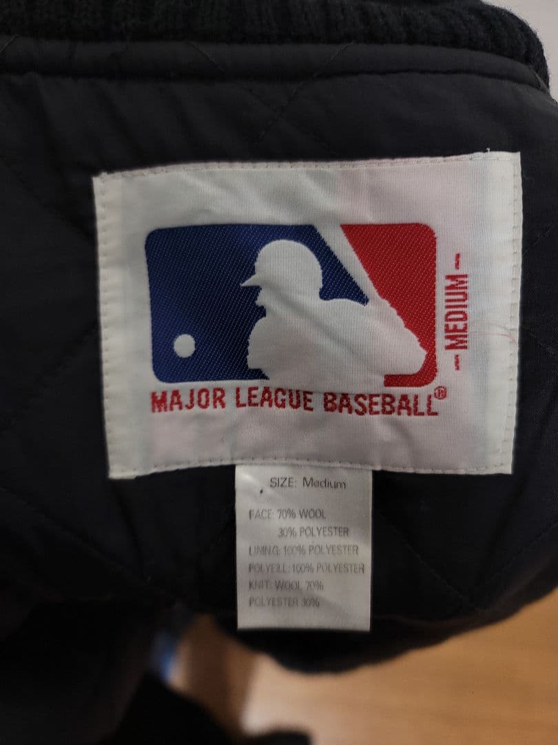 MLB WHITE SOX JACKET ウール　スタジャンホワイトソックス　黒