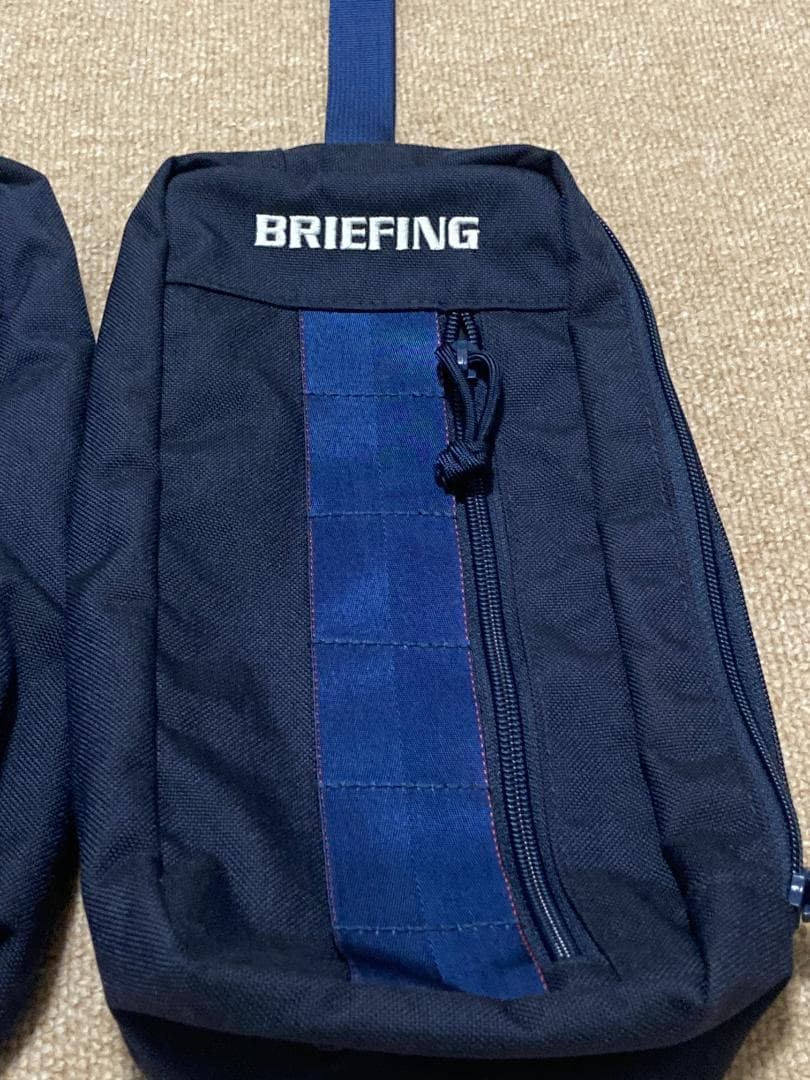 BRIEFING golf シューズケース　ネイビー
