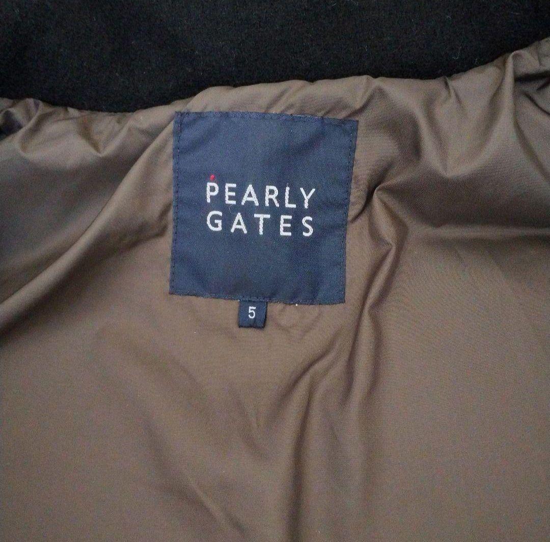 PEARLY GATES ブラック ダウンジャケット L ウール