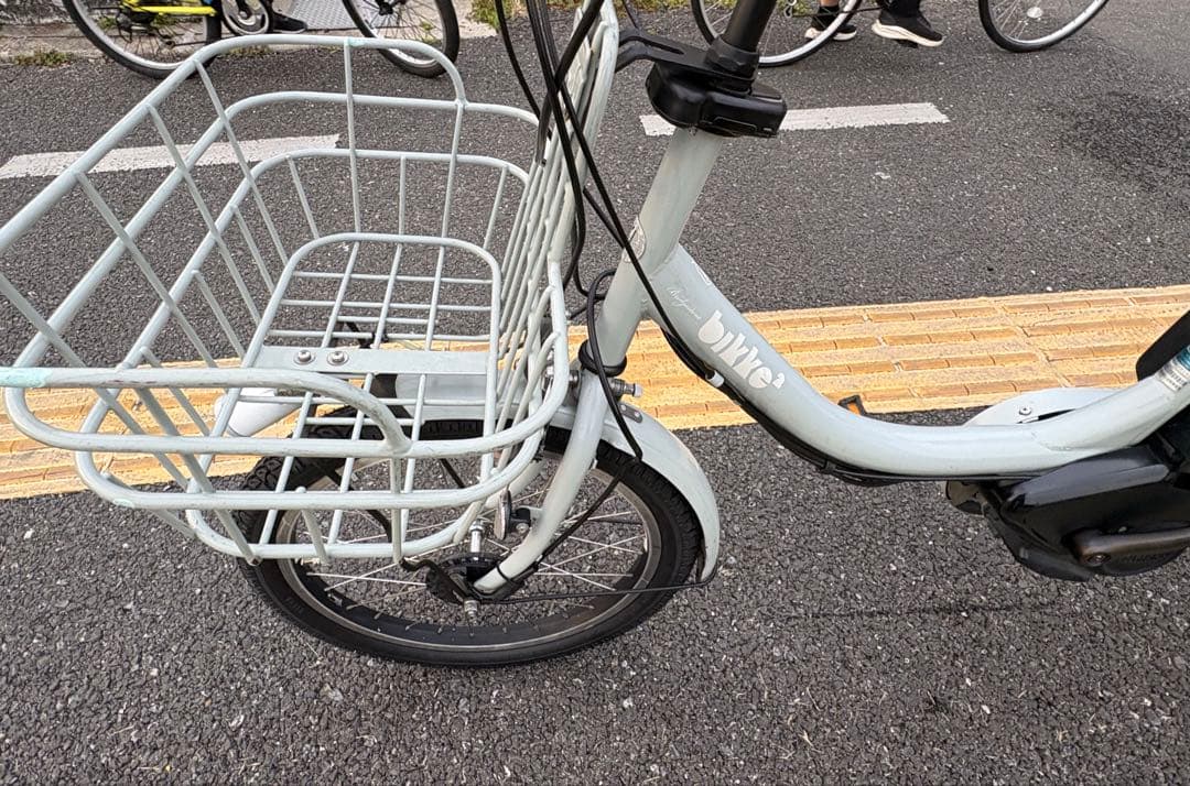 035中古ブリヂストン電動アシスト自転車　12.8Ah 大阪
