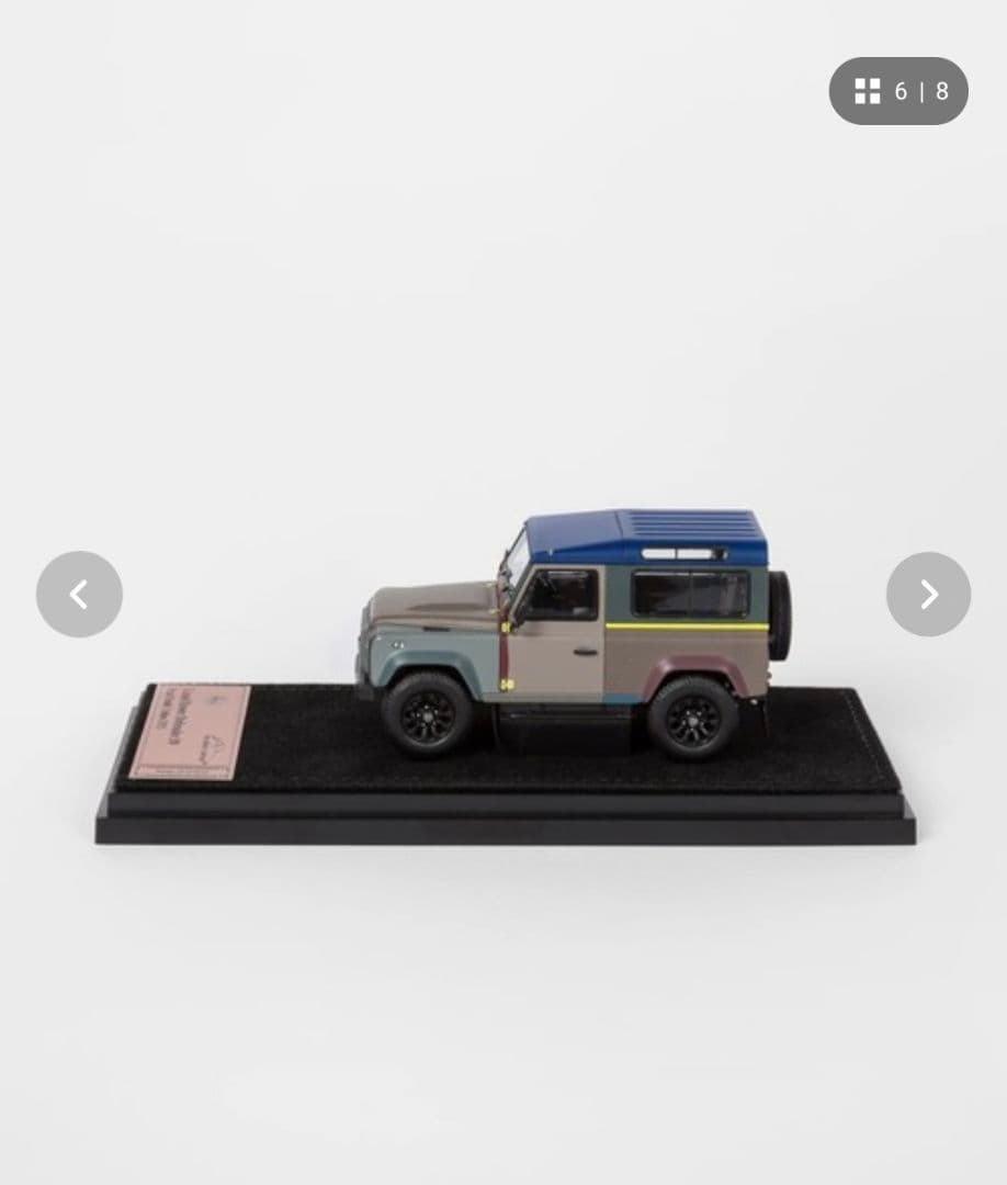 ランドローバー ディフェンダー 1/43 ミニカー　By Paul Smith