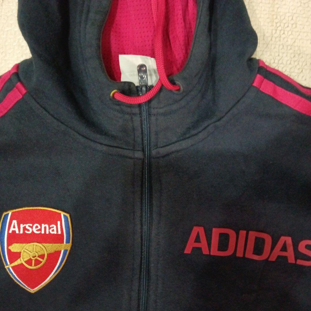 ADIDAS Arsenal フード付きジャケットＬサイズ