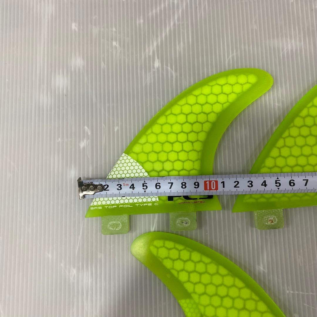 【極美品】FCS フィン ハニカム グリーン FCS SRS TOP FOIL