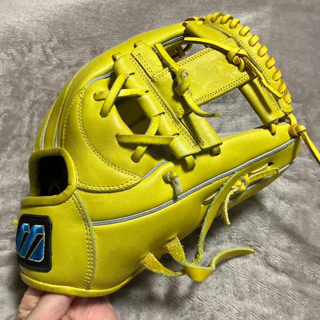 Mizuno Pro Model 野球グローブ イエロー