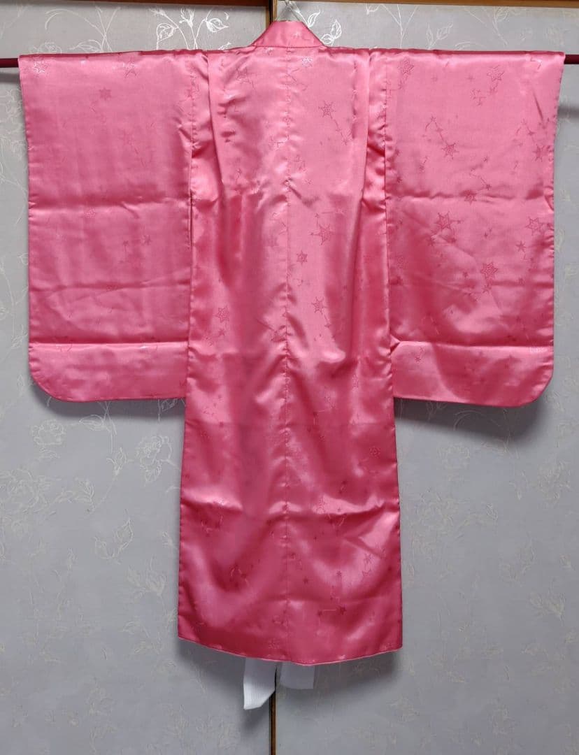 RK537洗える子供着物着丈93センチ裄丈42センチ綺麗美品3歳用