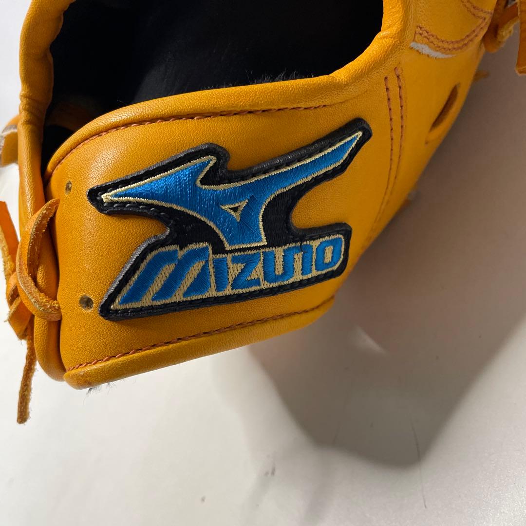 Mizuno Buｗ League 野球グローブ 黄色 レザー
