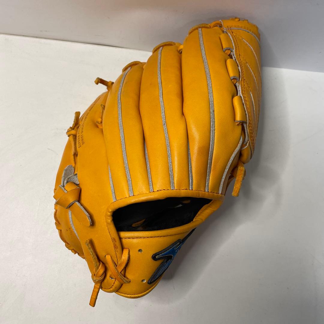 Mizuno Buｗ League 野球グローブ 黄色 レザー