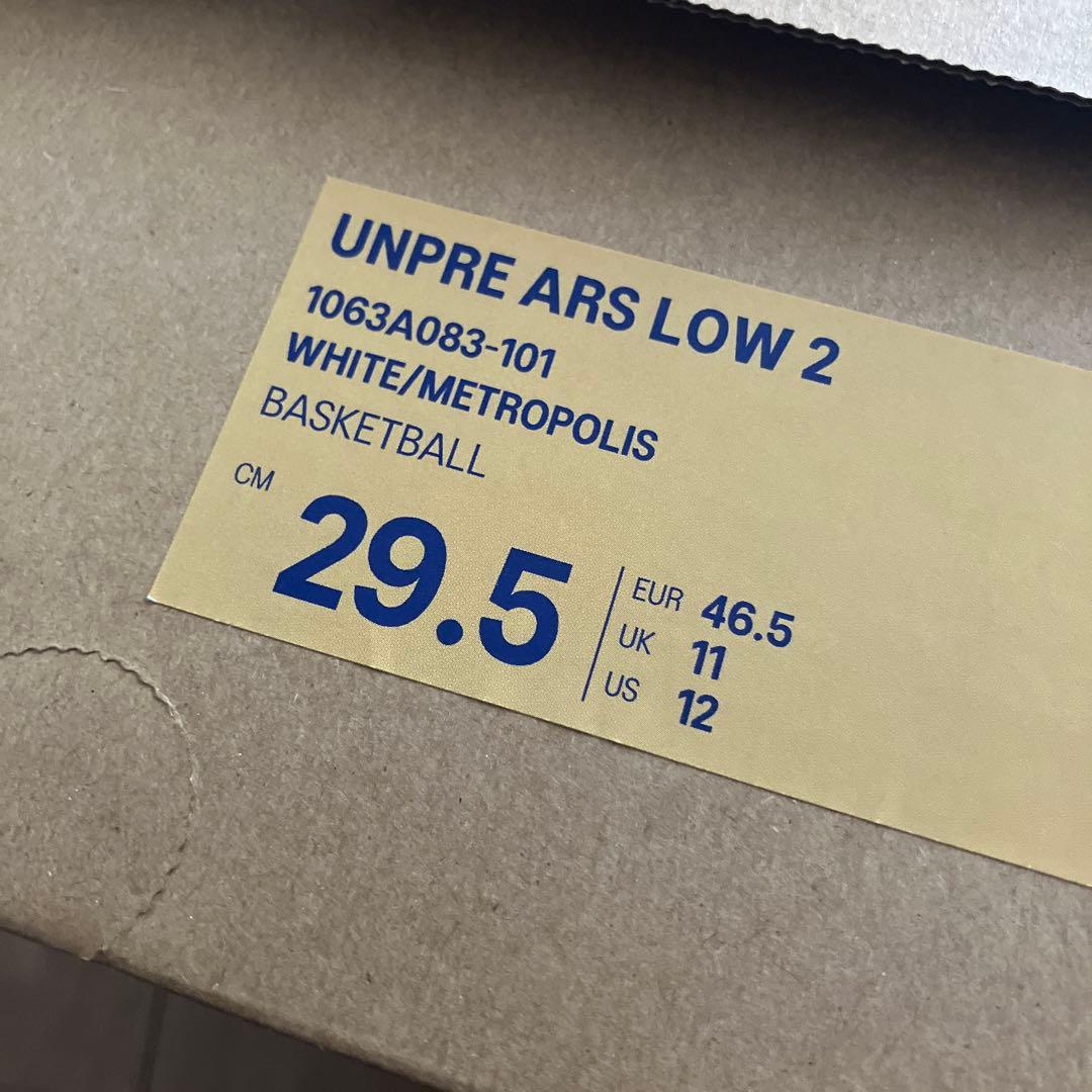 【美品】アシックス　UNPRE ARS LOW2 29.5センチ