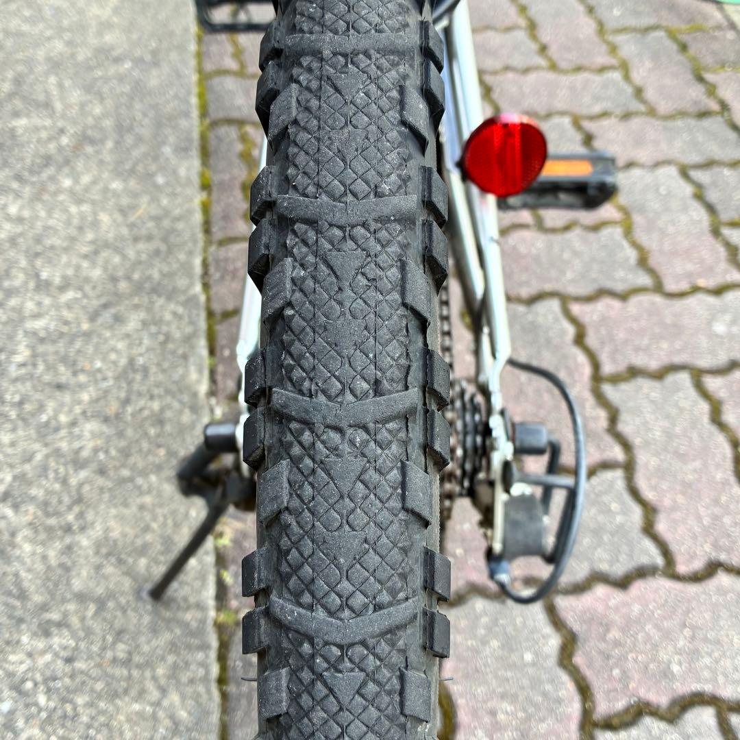 【大阪直接引き取り】◆ジュニア自転車 あさひ DRIDE シルバー◆24インチ