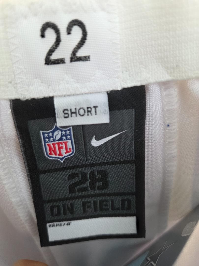 NFL ダラスカウボーイズ ナイキ ゲームパンツ 白 #22 サイズ28