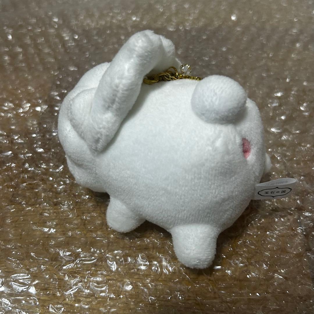 宝石の国　しろ　ぬいぐるみ　ぬいぐるみキーホルダー　チャーム