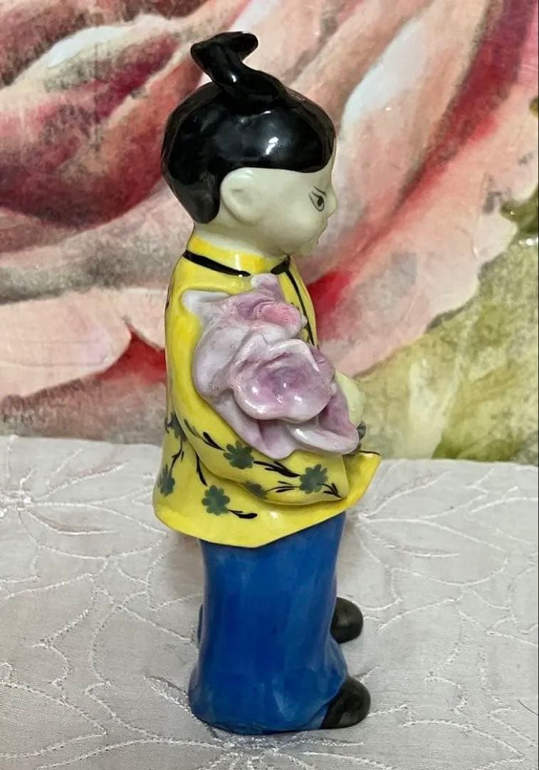 ［希少］HEREND ヘレンド　 花束を持つシノワズリ人形