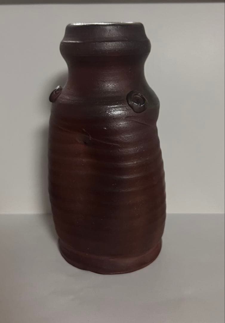 備前　花入　井上武　造　花瓶　花器