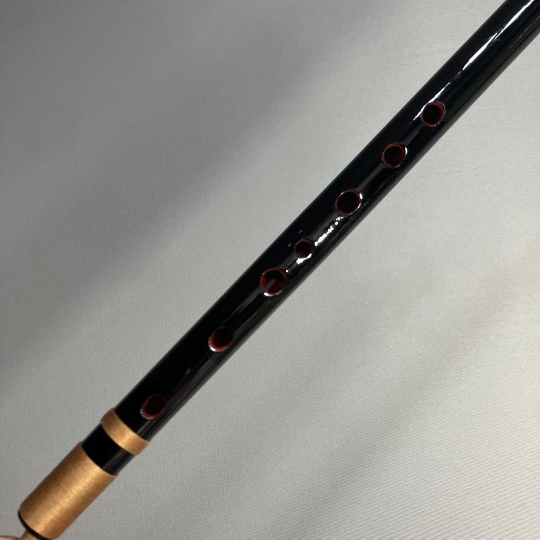 【篠笛八本調子 C管】 唄物　ドレミ調　天地糸巻 西洋音階 竹笛 M8-234