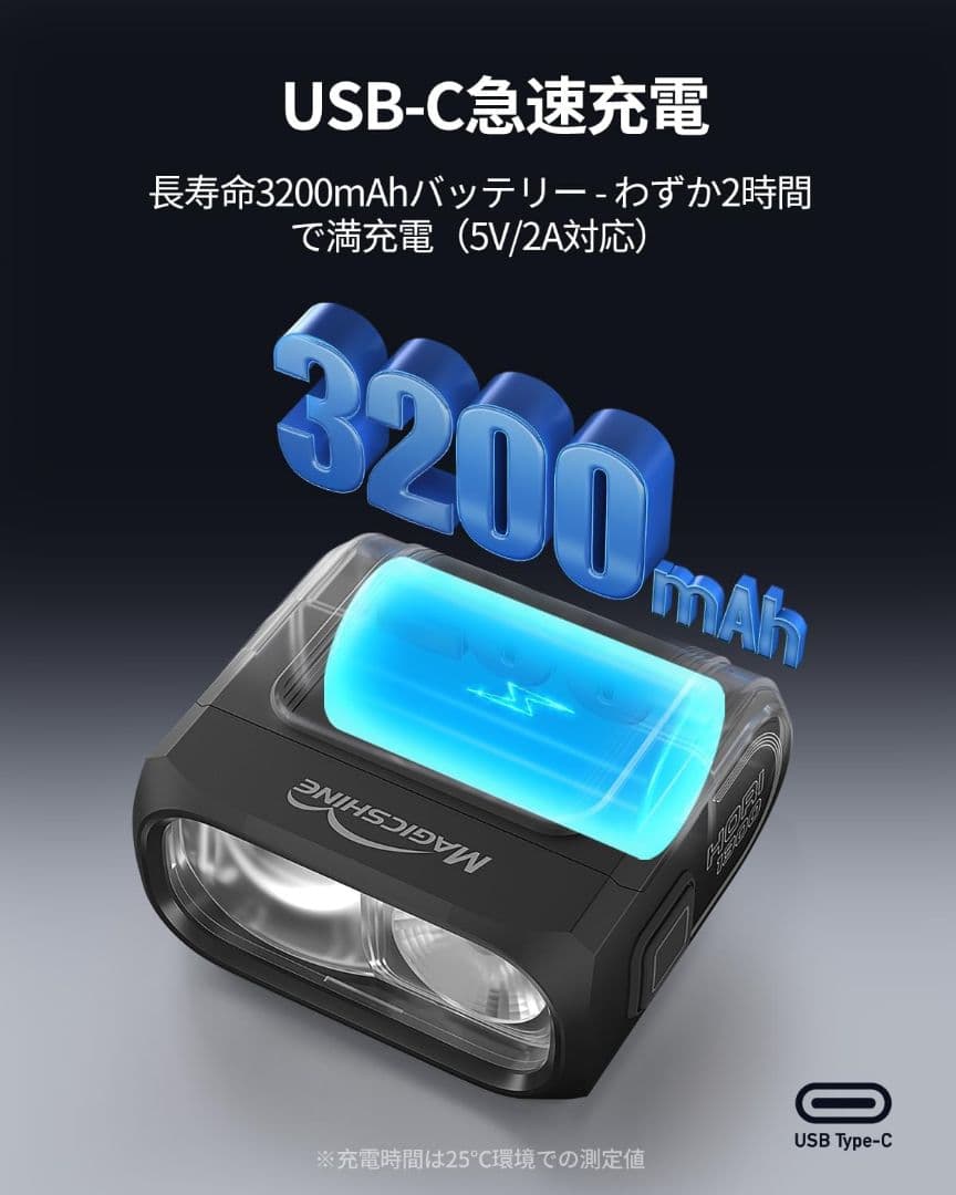 ひぃ Hori1300 自転車 ロードバイク 用 ライト ロー／ハイ 切替