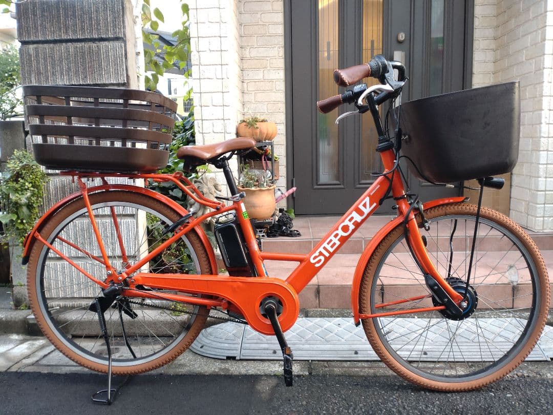 配送可★直接引渡可★カスタム現行型【ステップクルーズe】電動アシスト自転車子供乗