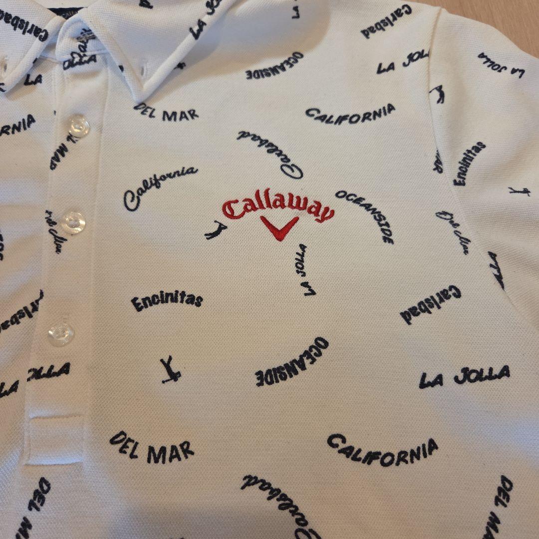【即決】Callaway ポロシャツ LL ホワイト