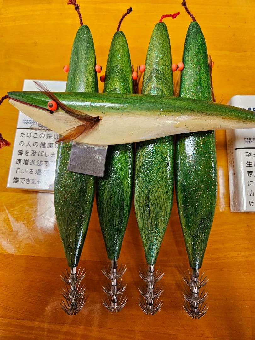 アオリイカ昔ながらの曳きエギです