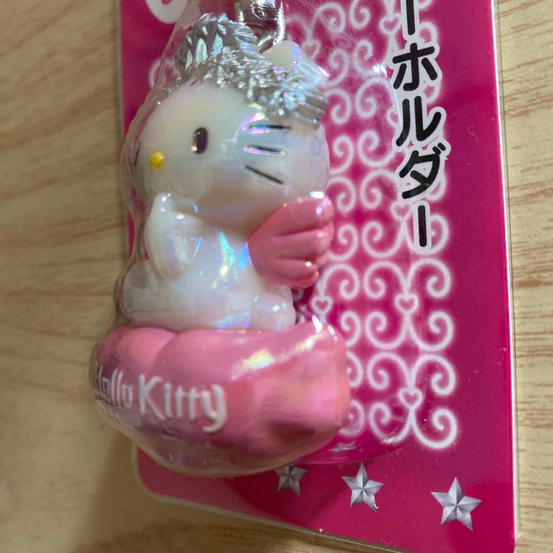 【レア】ハローキティ　ゆれると光るキーホルダー　平成レトロ　未開封