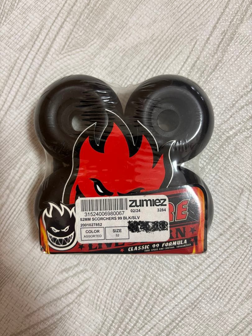 SPITFIRE LIVE TO BURN ウィール 52mm 99D スケボ