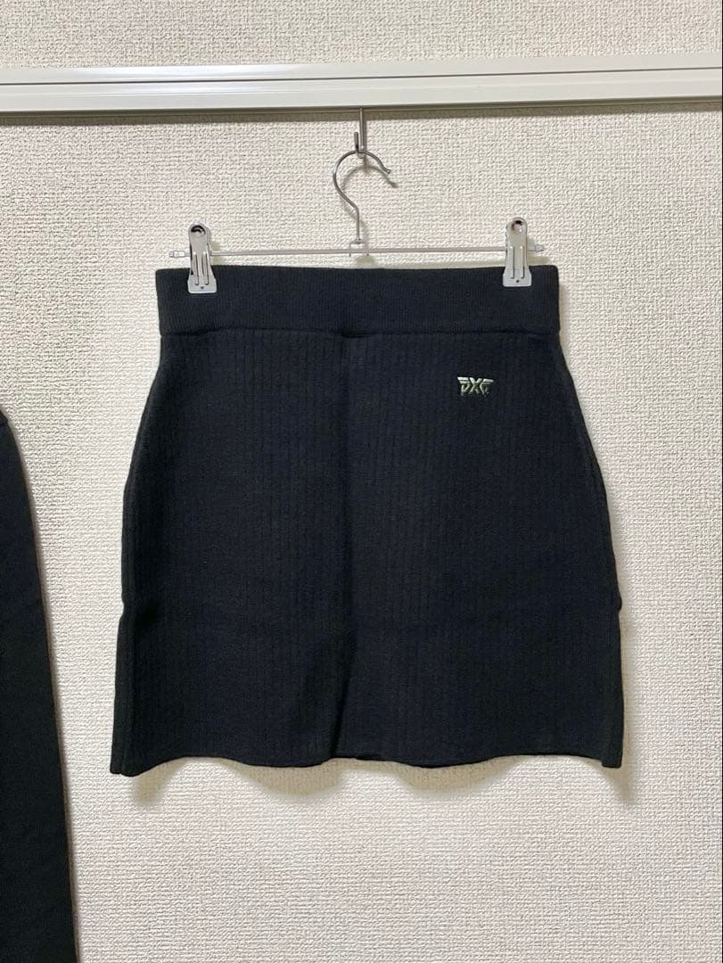 新品未使用 PXG TRI TONE CARDIGAN&SKIRT SET