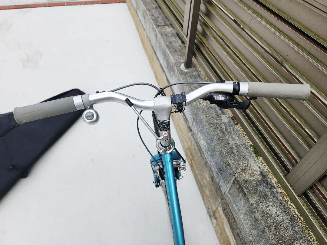 直接受渡限定ブリヂストントランジットスポーツG26 折りたたみ自転車ブルー要整備