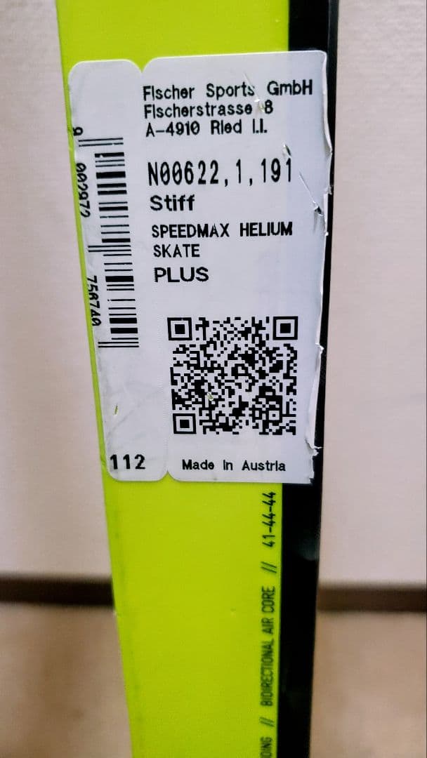 スキー FISCHER Speedmax Helium191