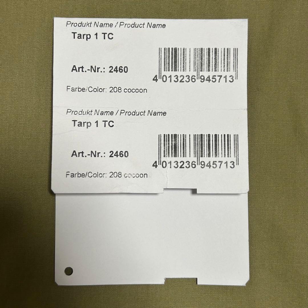 Tatonka Tarp 1 TC サンドベージュ