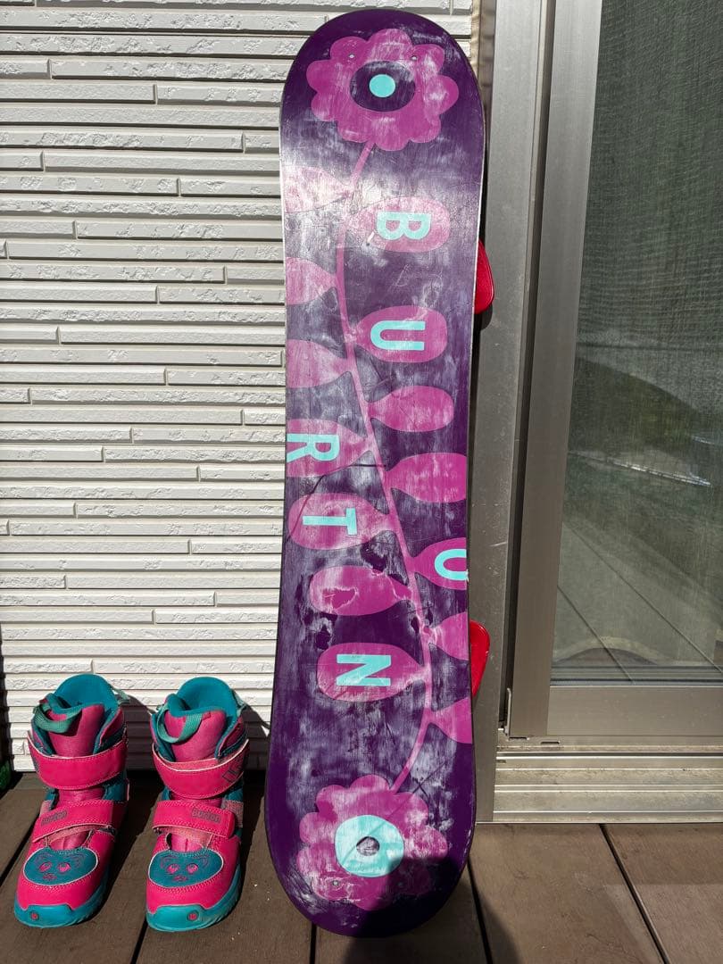 BURTON CHICKLET 100 キッズ スノーボードセット