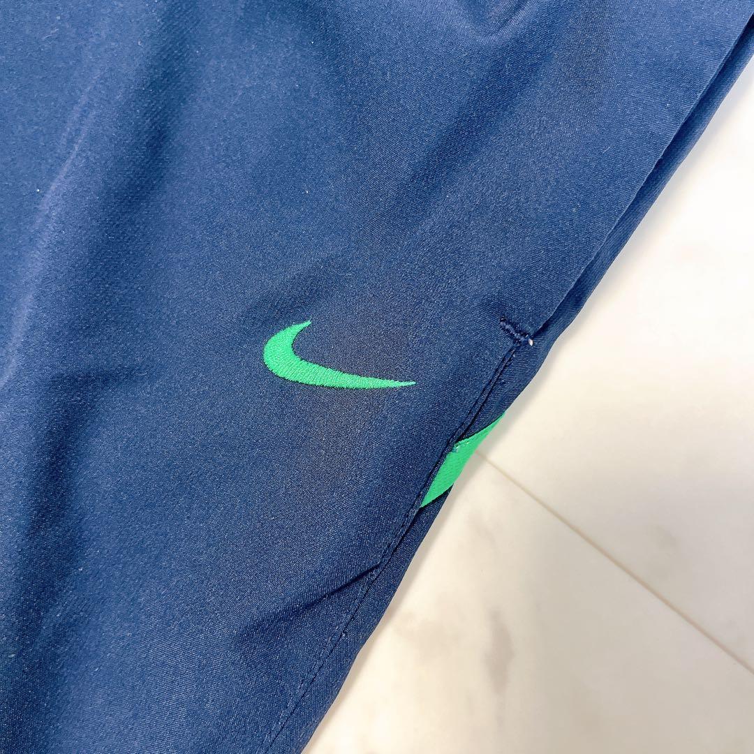NIKE ナイキ セットアップ M ネイビー ロゴ刺繍 ドライフィット